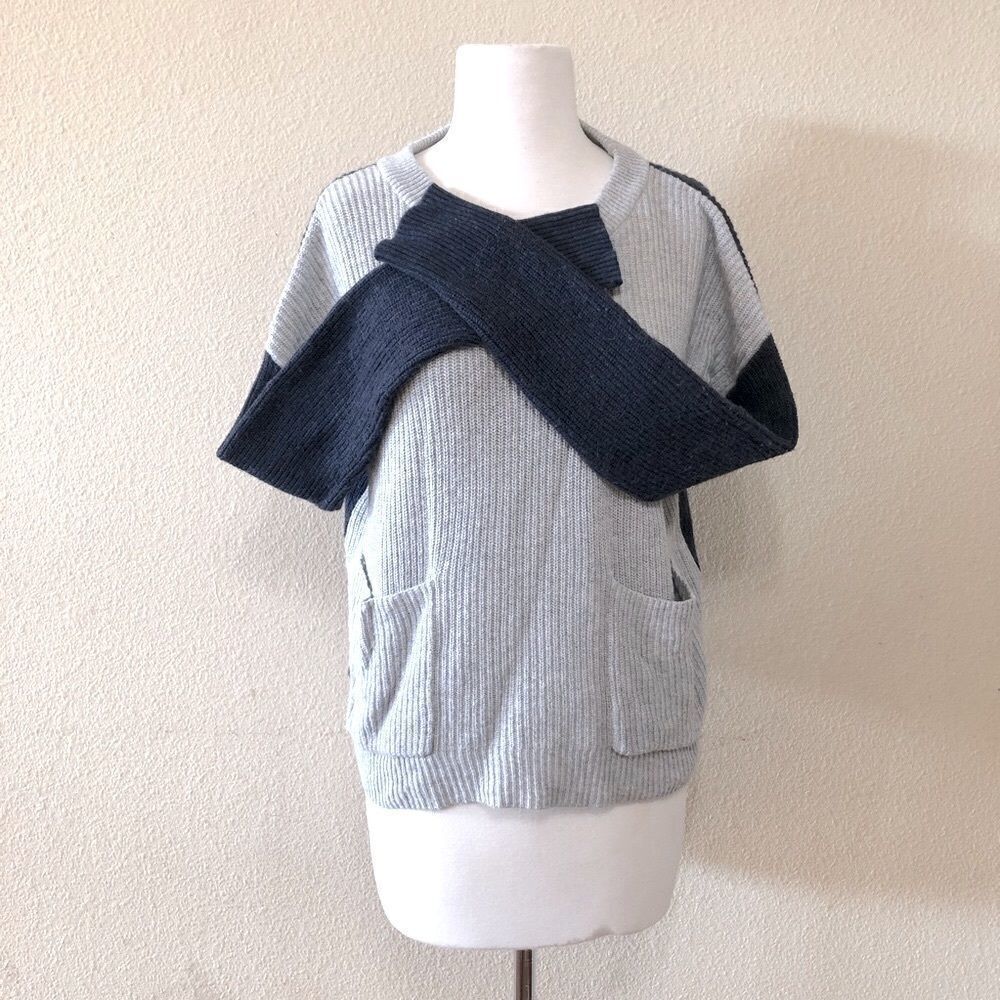 Madewell Boxy Harper Rib Knit Pullover Size Small - Picture 4 of 12